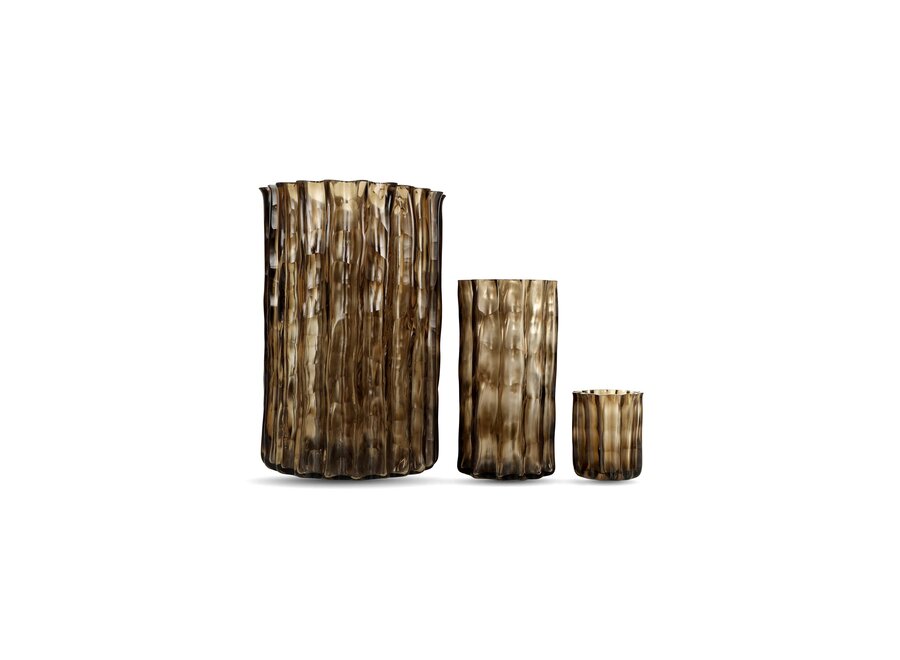 Vase 'Celio' - Smoke/Grey - L