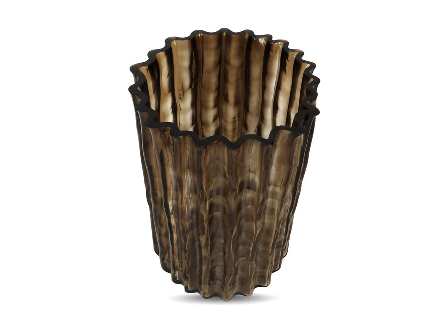 Vase 'Celio' - Smoke/Grey - L