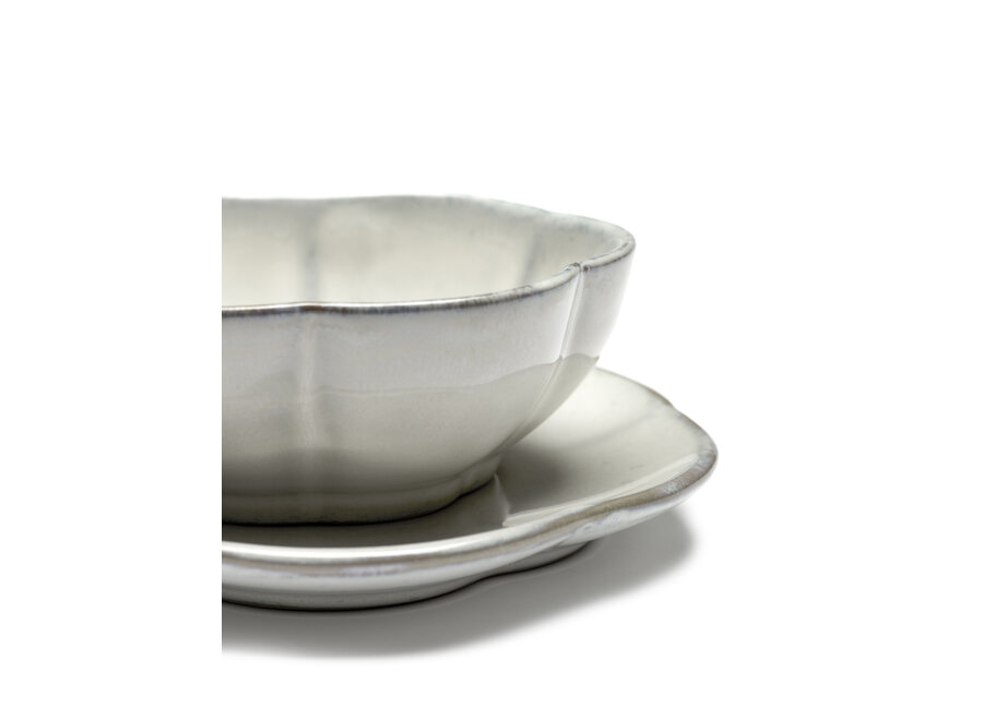 Sergio Herman - Inku 4pc bowl ribbed - M - White