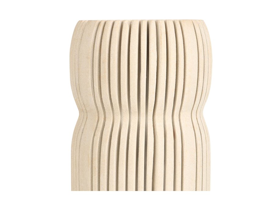 Vase 'Mosar' Mint Sandstone - M