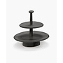Kelly Wearstler - Dune porte-gâteau 01 à deux étages - Black