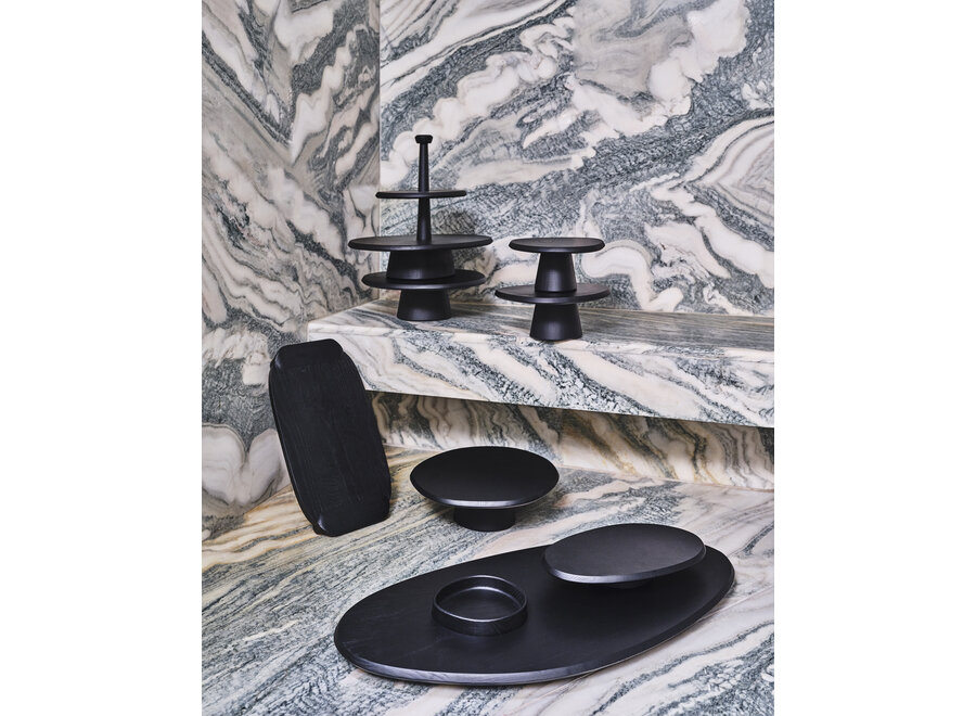 Kelly Wearstler - Dune cake stand 01 two tier - Black
