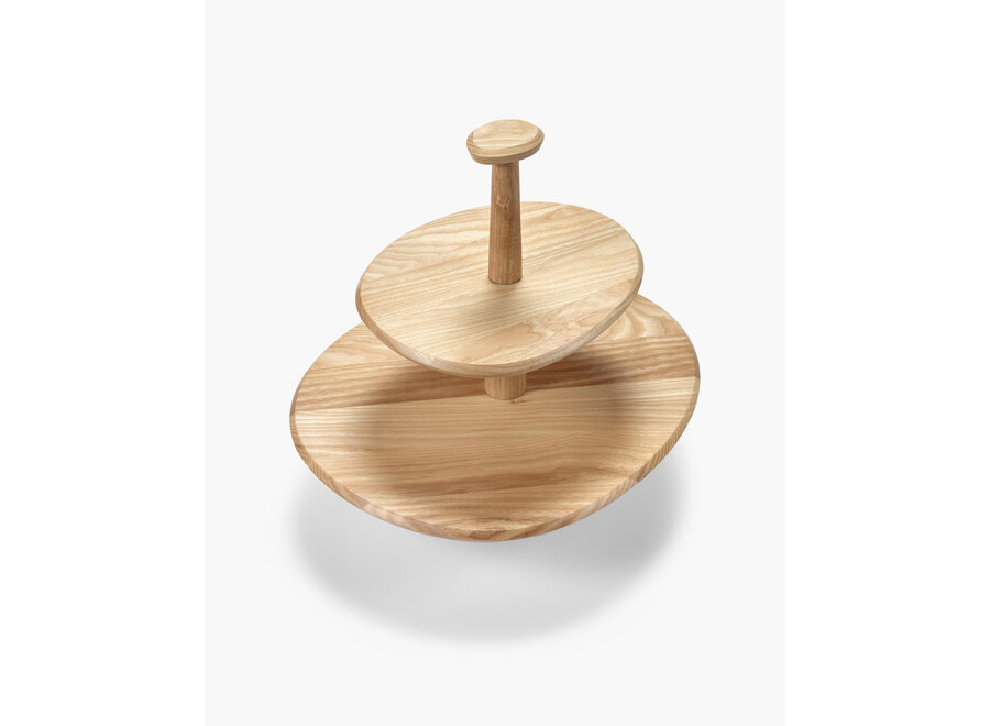 Kelly Wearstler - Dune cake stand 01 two tier - Light brown