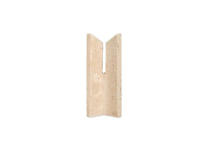 Decor object 'Ely' - Travertine - S