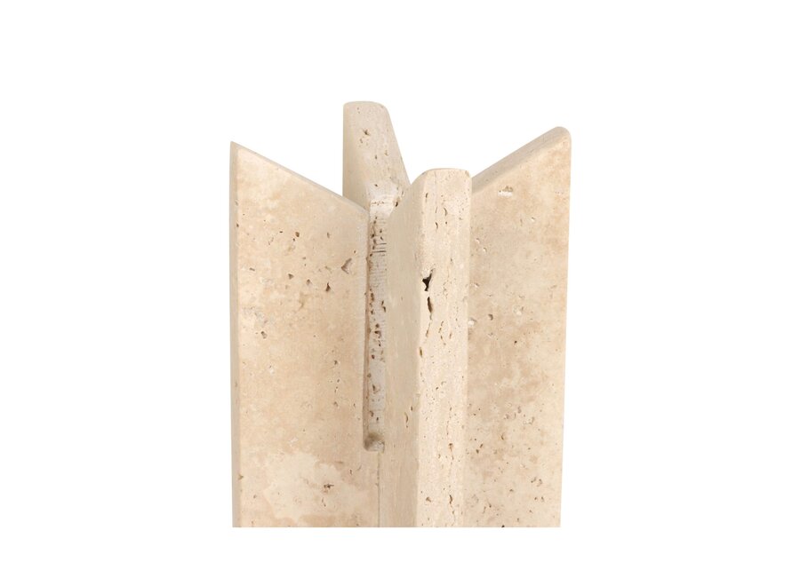 Decor object 'Ely' - Travertine - S