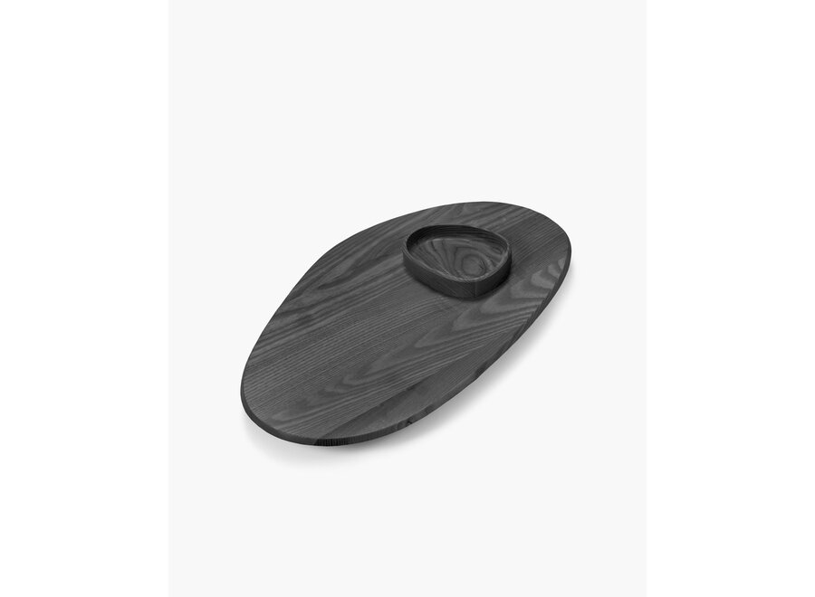 Kelly Wearstler - Dune schotel + schaal 01 - Black