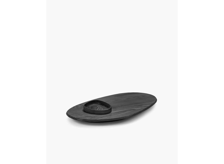 Kelly Wearstler - Dune plateau + bol 01 - Black