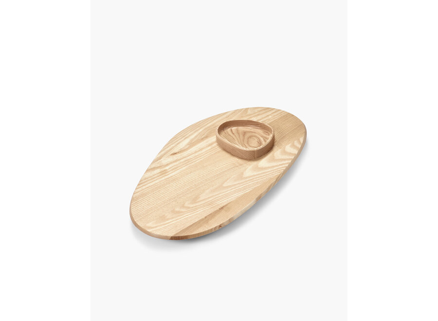 Kelly Wearstler - Dune platter + bowl 01 - Light brown