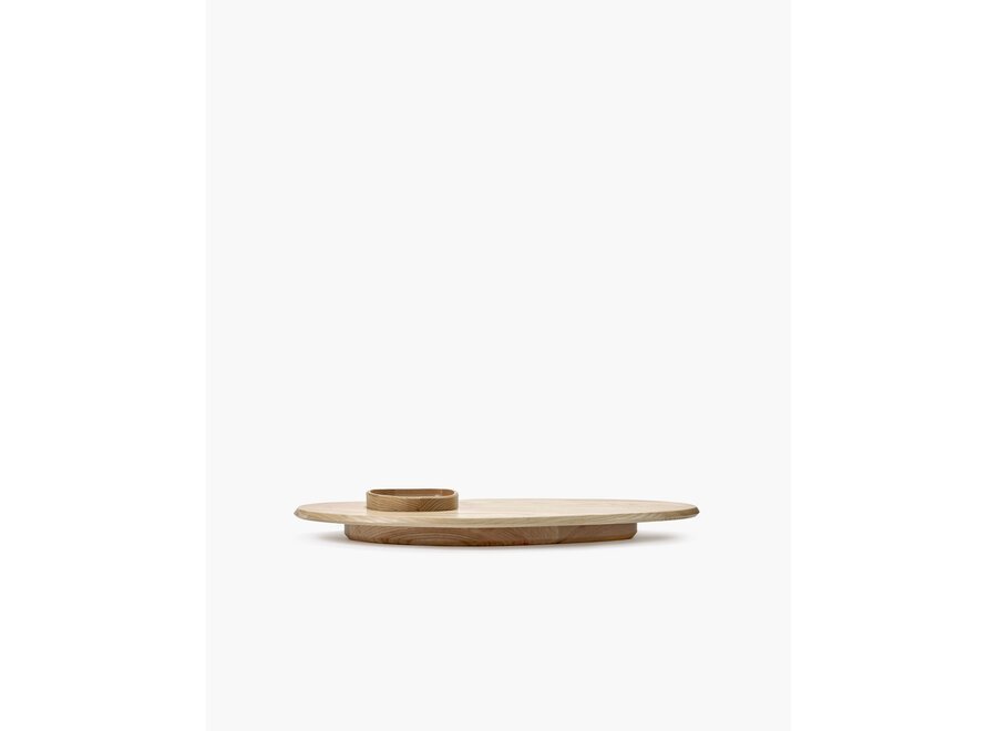 Kelly Wearstler - Dune platter + bowl 01 - Light brown