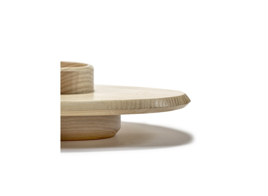 Kelly Wearstler - Dune platter + bowl 01 - Light brown