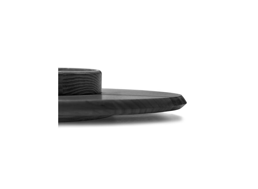 Kelly Wearstler - Dune platter + bowl 02 - Black