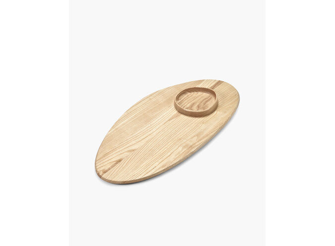 Kelly Wearstler - Dune platter + bowl 02 - Light brown