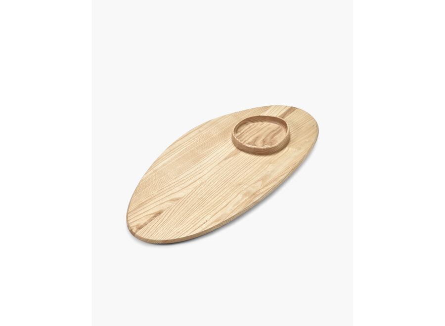Kelly Wearstler - Dune platter + bowl 02 - Light brown