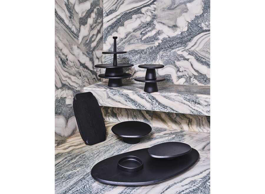 Kelly Wearstler - Dune tray 02 L - Black