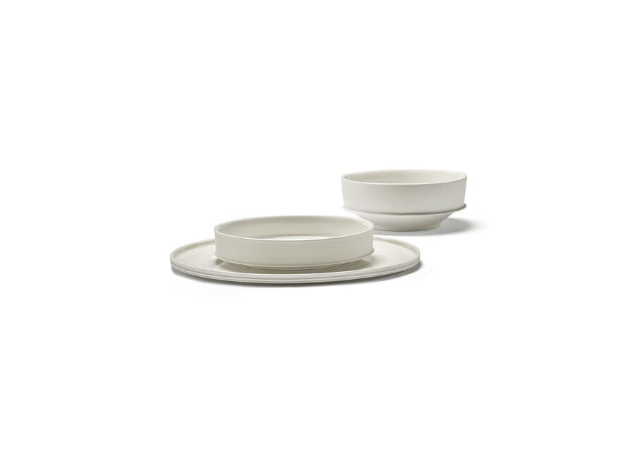 Kelly Wearstler - Dune 2pc bowl Alabaster - M