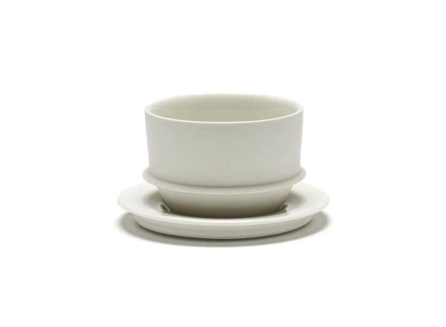 Kelly Wearstler - Dune 2pc coffee cup Alabaster