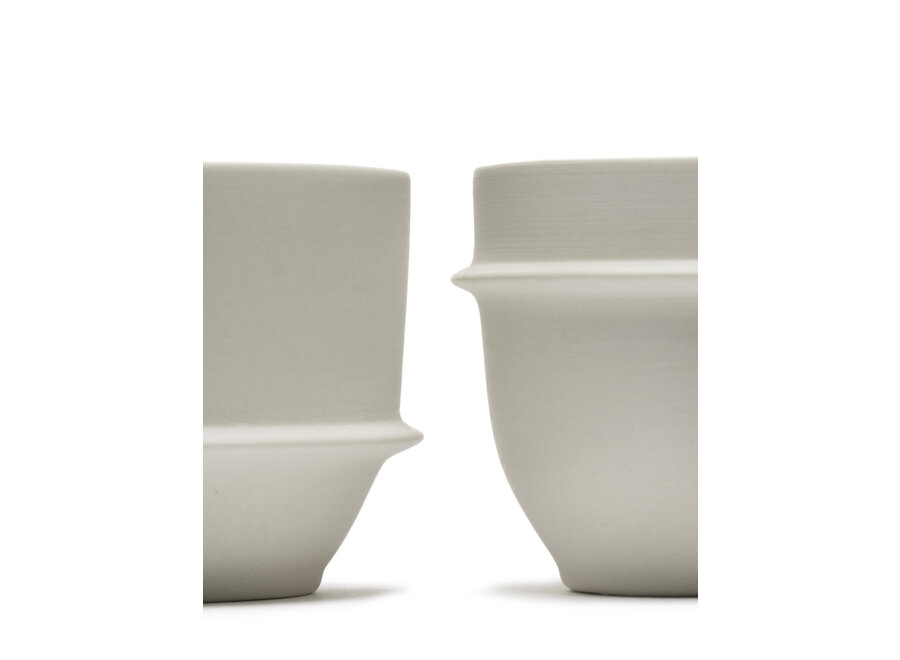 Kelly Wearstler - Dune 2pc tasse à espresso Alabaster
