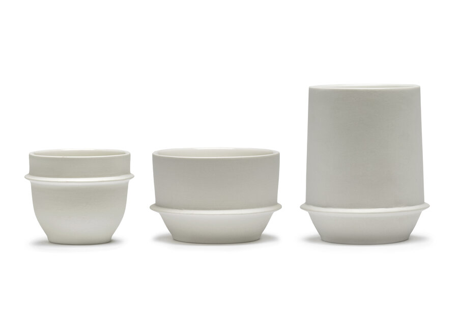 Kelly Wearstler - Dune 2 pc tasse  Alabaster