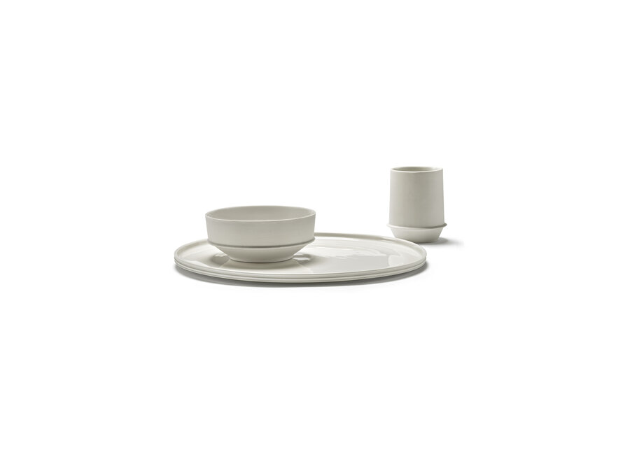 Kelly Wearstler - Dune 2 pc Serveerbord Alabaster