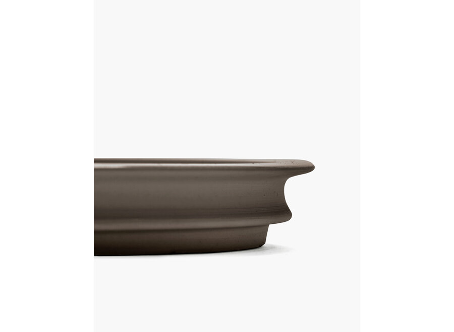 Kelly Wearstler - Dune 2 pc Starter plate Slate