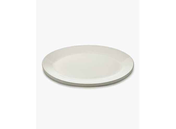 Kelly Wearstler - Dune servierplatte oval Alabaster - L
