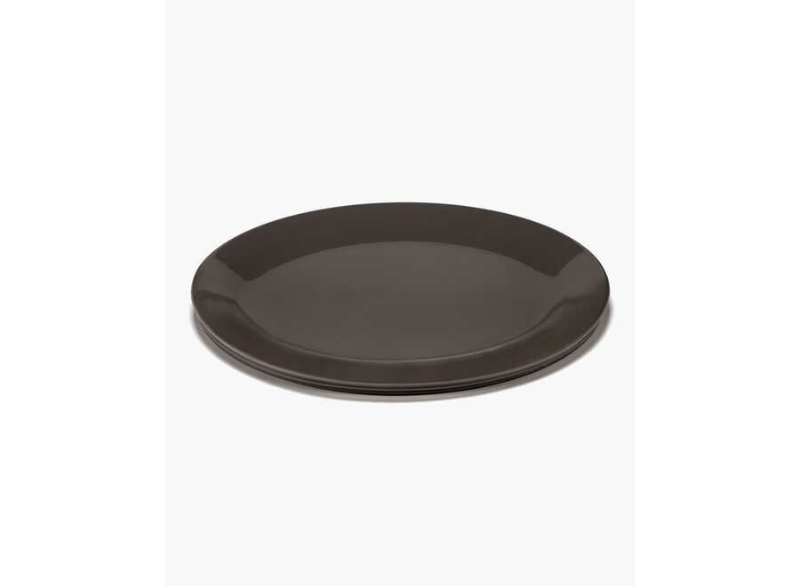 Kelly Wearstler - Dune serveerschotel ovaal Slate - L