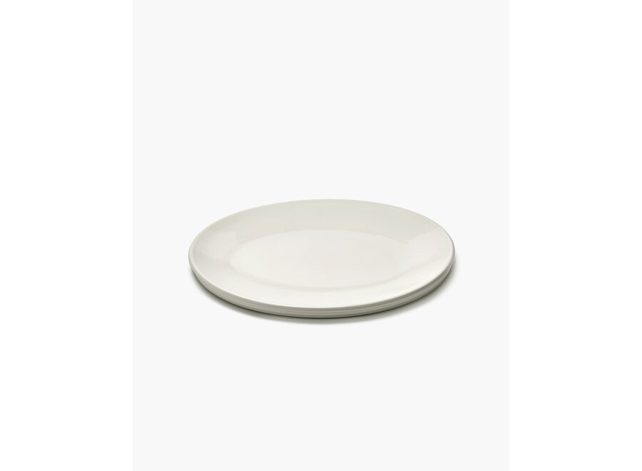 Kelly Wearstler - Dune servierplatte oval Alabaster - S