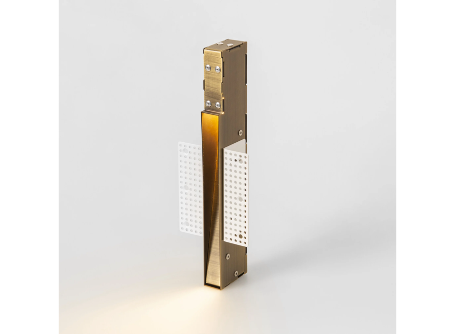 Ingebouwde Wandlamp 'Torino' - S - Bronze