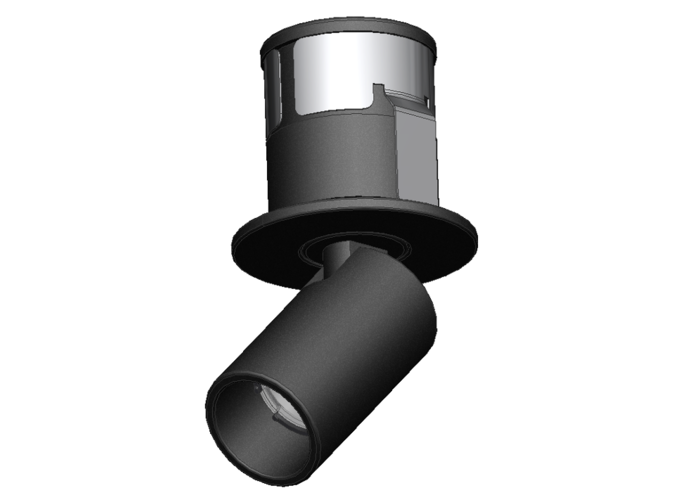 Spot Ultra Mini Tube 'Sole' - 13 mm - Black
