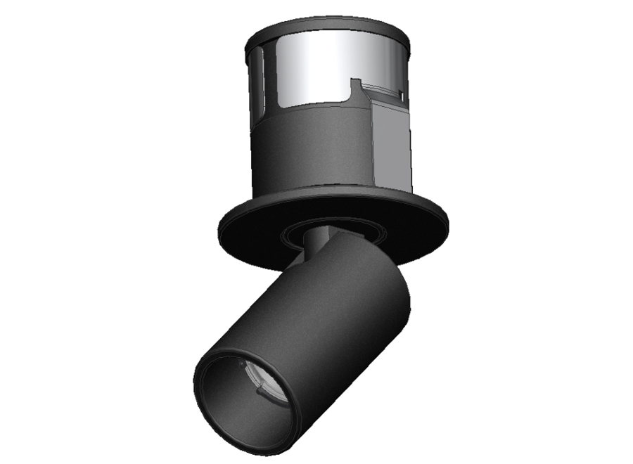 Spot Ultra Mini Tube 'Sole' - 13 mm - Black