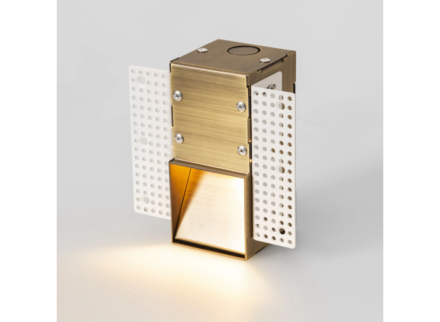 Applique encastrée 'Calore' - M - Bronze