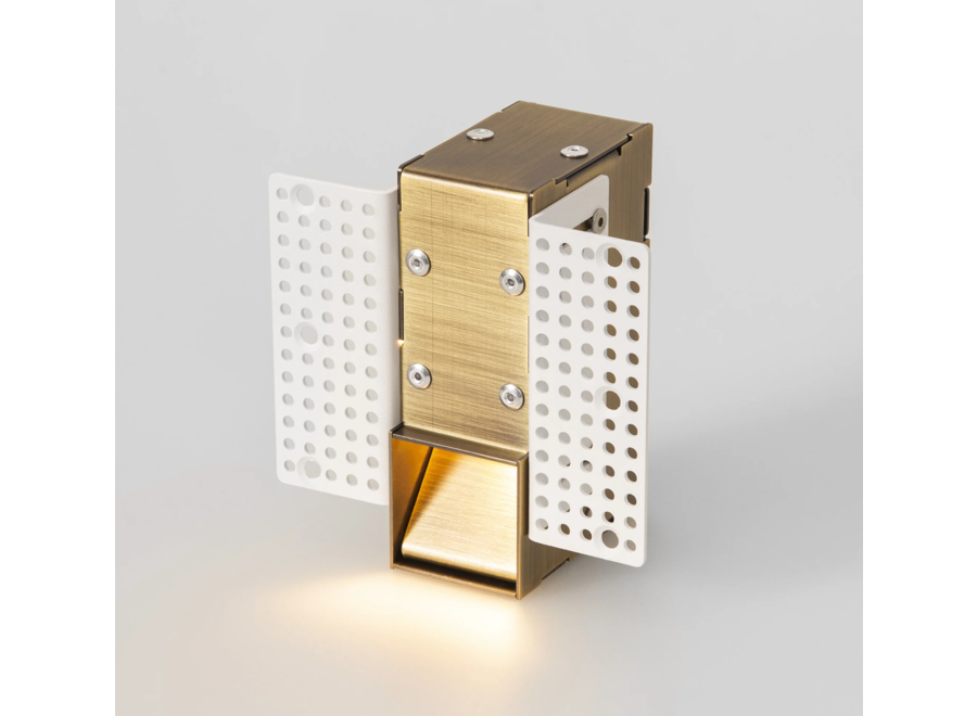 Ingebouwde Wandlamp 'Calore' - S -  Bronze