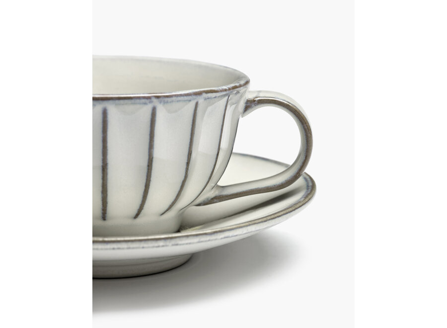 Sergio Herman -  Inku 4pc Tasse à cappuccino - White