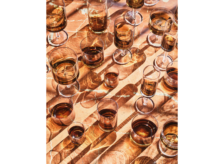 Kelly Wearstler - Zuma 4pc champagne glass Amber