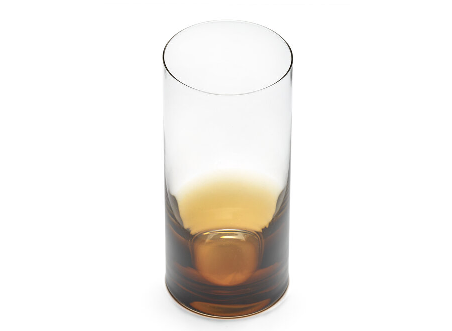 Kelly Wearstler - Zuma 4pc longdrinkglas Amber - Brown