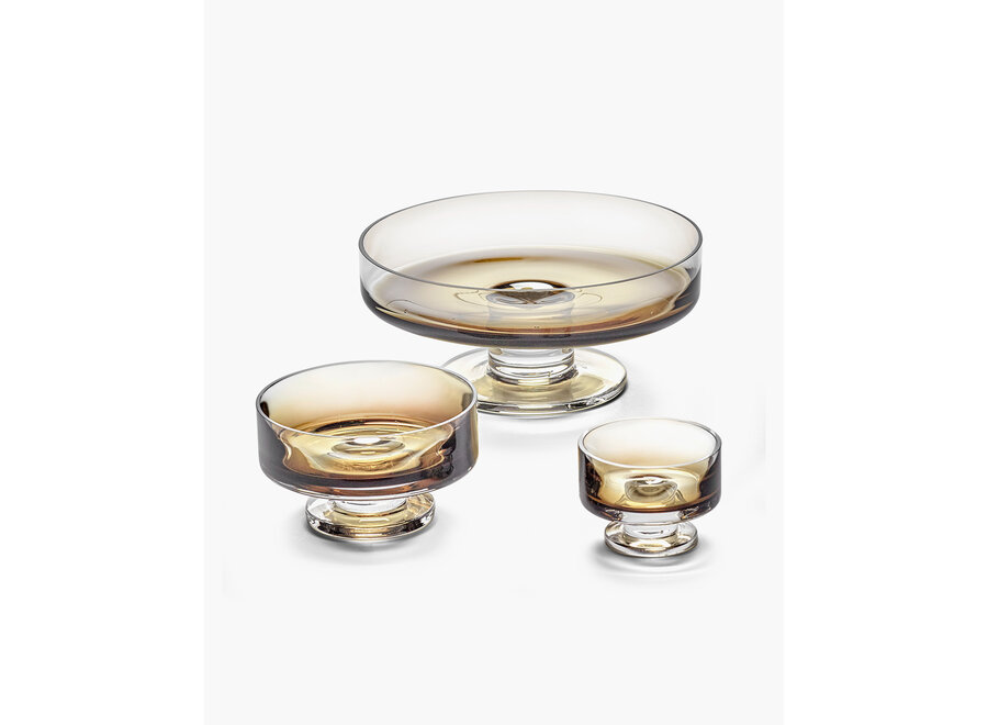 Kelly Wearstler - Zuma cuvette basse sur le pied Amber - S