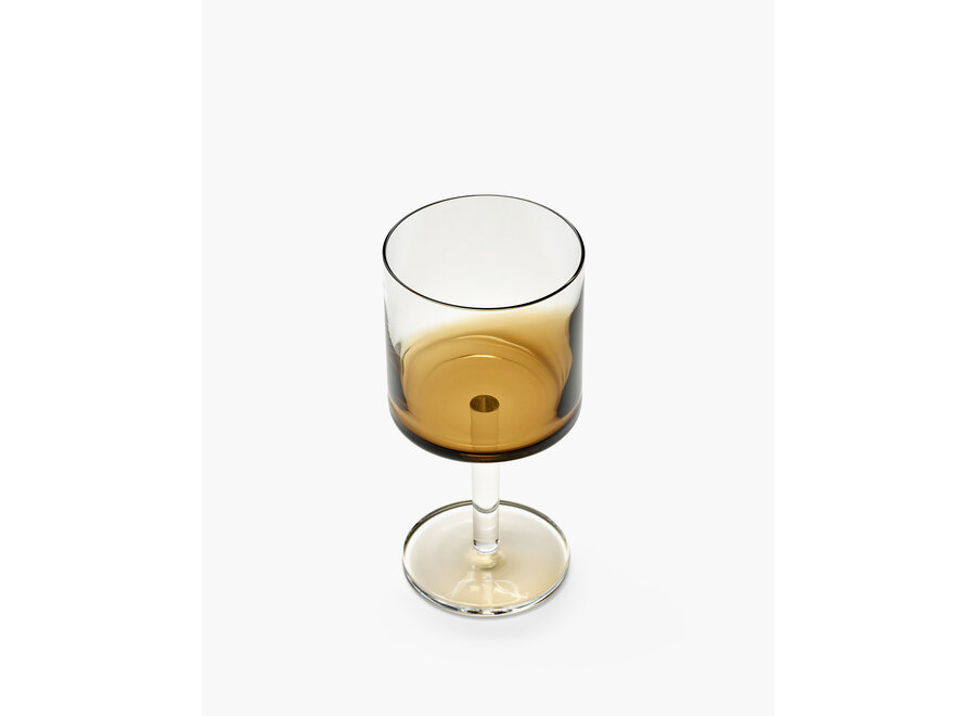 Kelly Wearstler - Zuma 4pc rood wijn glas Amber