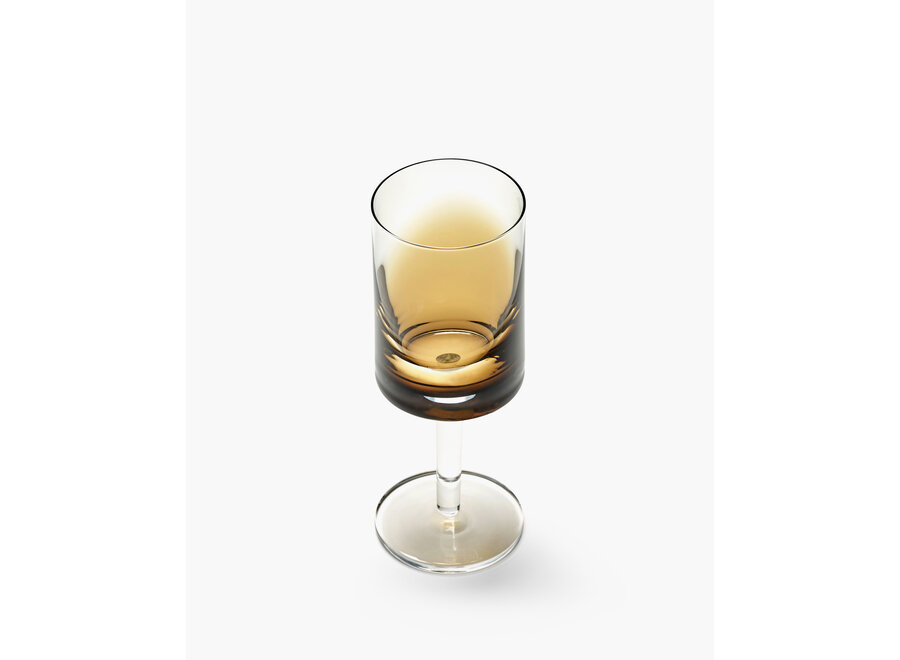 Kelly Wearstler - Zuma 4pc white wine glass Amber