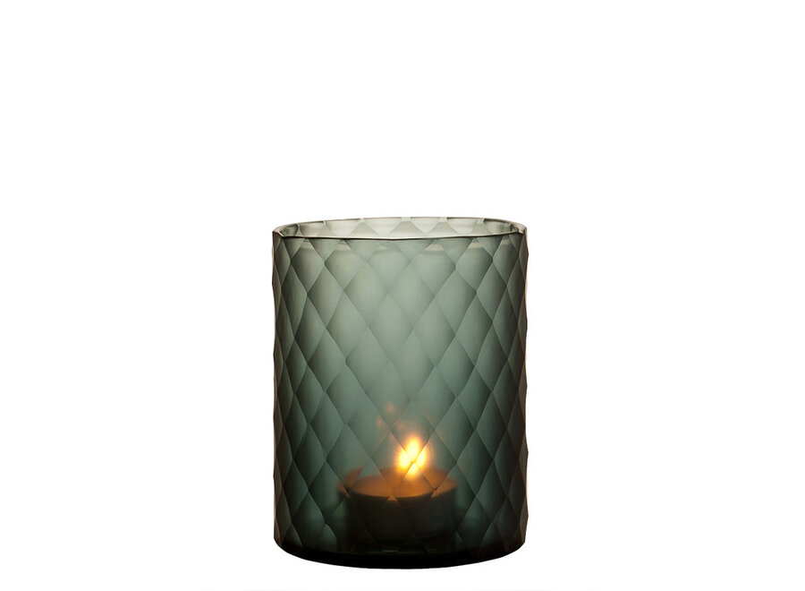 „Morton“ Saphirblaue Laterne – S