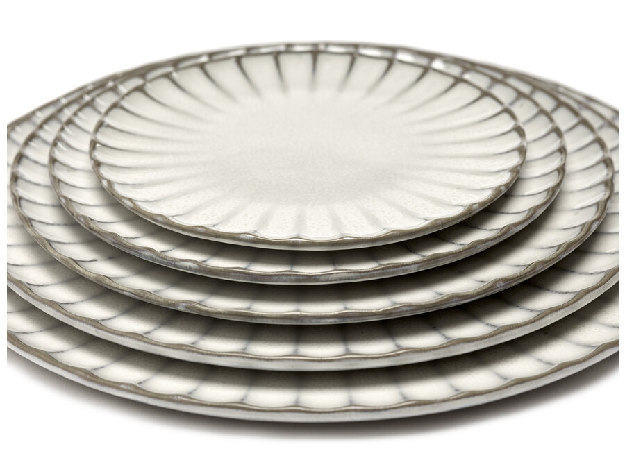 Sergio Herman -  Inku 4pc Dinner plate - White