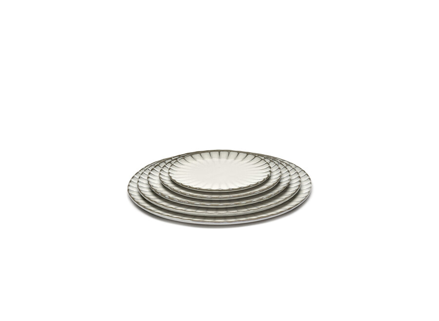 Sergio Herman -  Inku 4pc Dessert plate - White