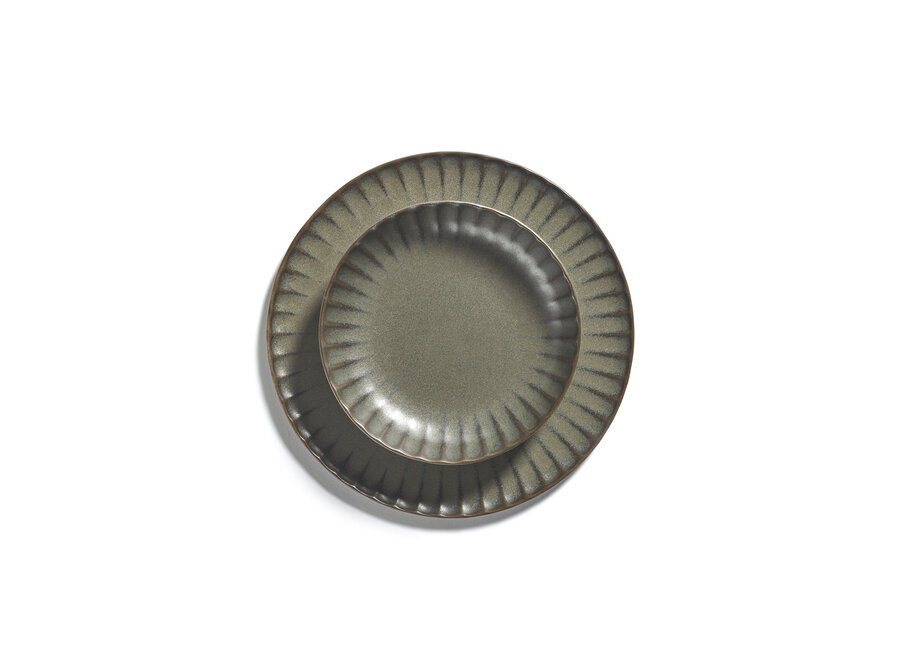 Sergio Herman -  Inku 2pc  Deep plate - L - Green