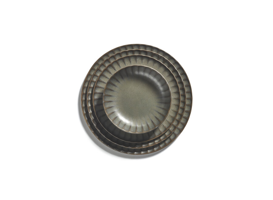 Sergio Herman -  Inku 2pc Deep plate - XS - Green
