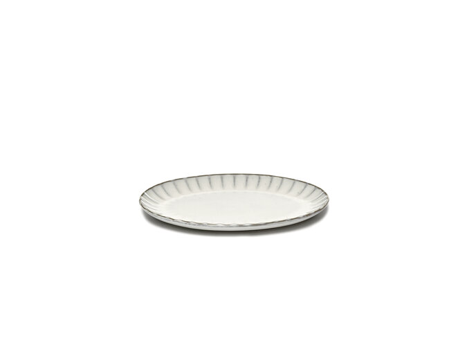 Sergio Herman -  Inku 4pc Assiette ovale - S - White