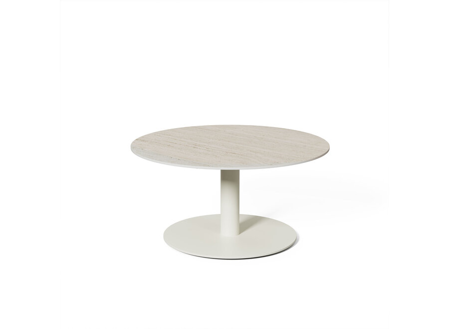 Low Table 'Tarente' - 80 cm - Chalk