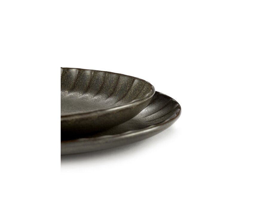 Sergio Herman -  Inku 2pc Serveerschaal Ovaal - S - Green