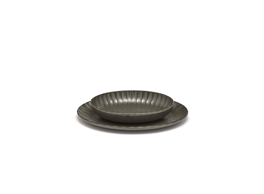 Sergio Herman -  Inku 2pc Serving bowl oval - S - Green