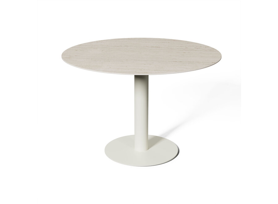High Garden table 'Tarente' - 140 cm - Chalk