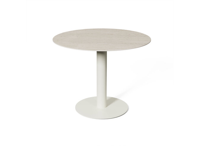 Haut Table de jardin 'Tarente' - 120  cm - Chalk