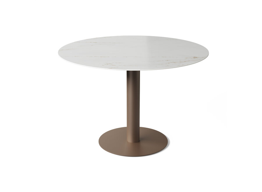 High Garden table 'Tarente' - 140 cm - Bronze